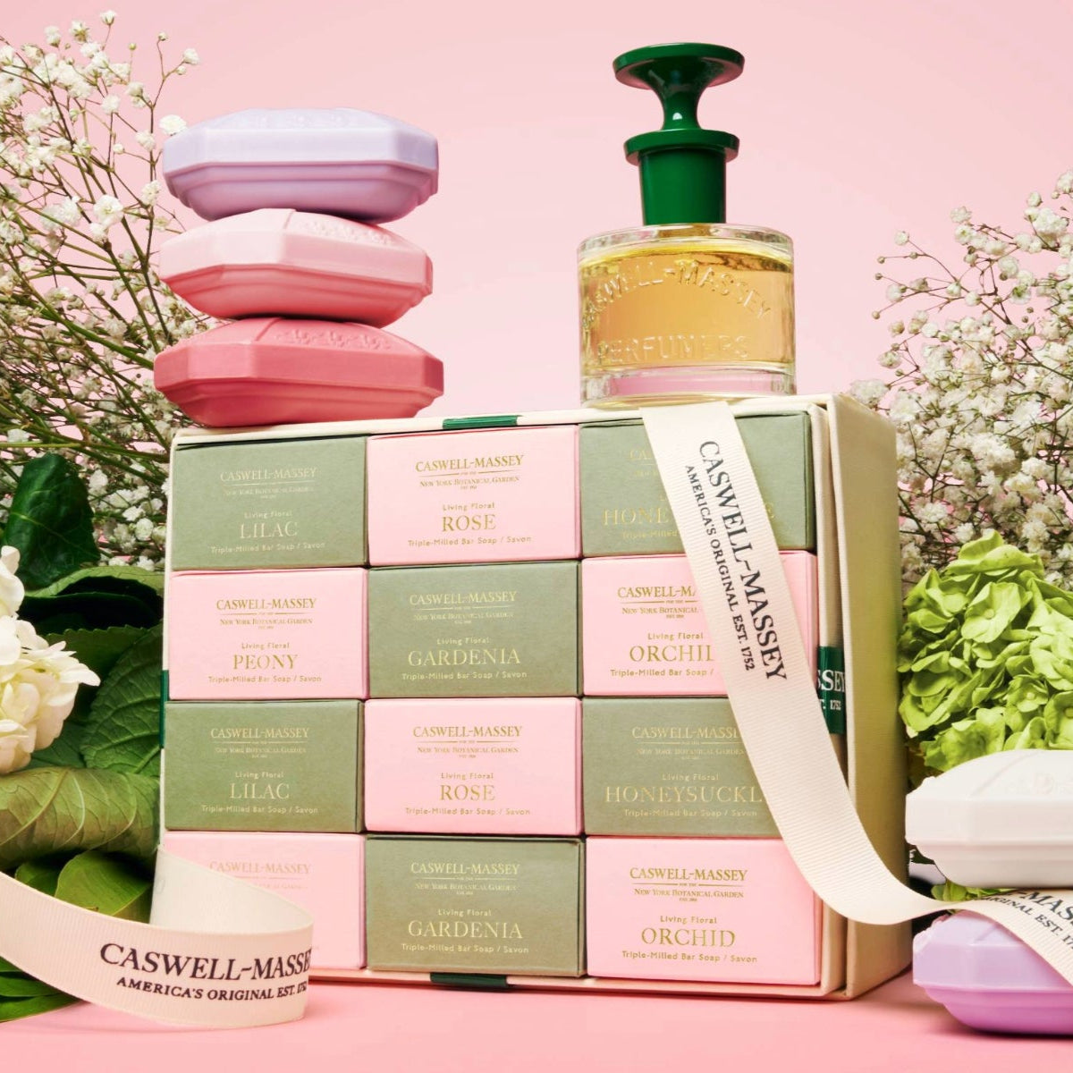 Designer Floral Twelve-Soap Collection Bar Soap Caswell-Massey®